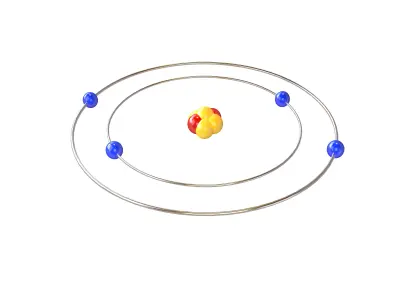 Beryllium Chemical Element v1 001 Low-poly 3D model