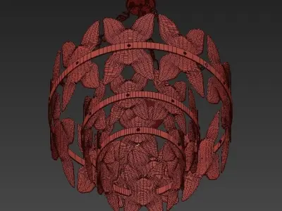 Arteriors Millie Chandelier 3D model