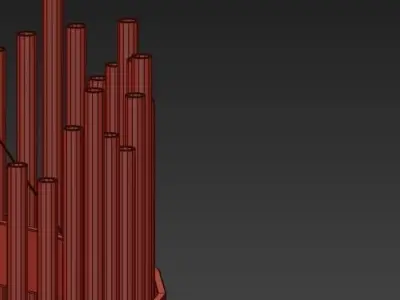 Dallas chandelier 3D model