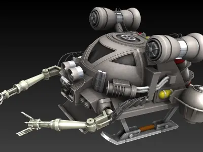 INNERSPACE KRAKEN SUBMARINE model kit 3D print model