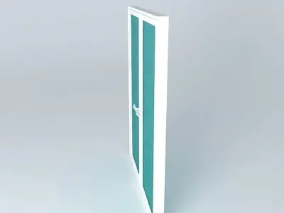 Two Panels door 3D model