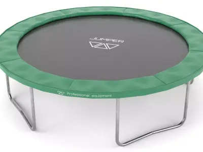 Trampoline Low-poly 3D model