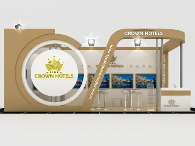 Side CRW Size 8 m x 5 m  Height 350 cm  3D model