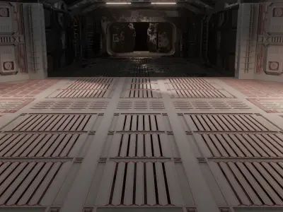 Simulation base control room  3D model