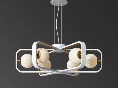 Maytoni Chandelier Suspension Light Avola Gold Modern 3D model