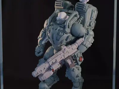 DOMINION SPARTAN JUMPJET MARINE 3D print model