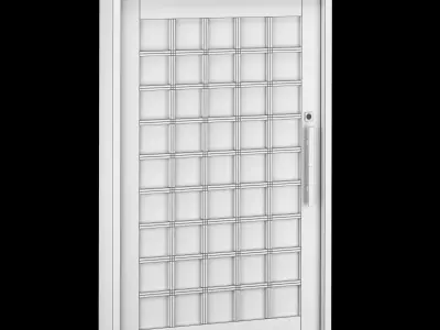 Exterior Large Doors 3D model shop