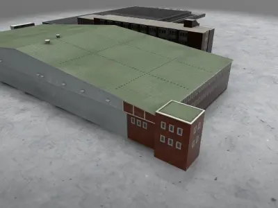 EDDH Storage 5 Low-poly 3D model