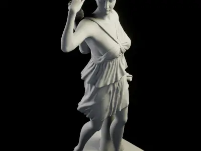 Artemis Diana Goddess of Hunt 3D print model