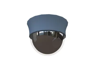 CCTV Camera v2 003 Low-poly 3D model