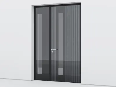 Aluminium door 122 3D model