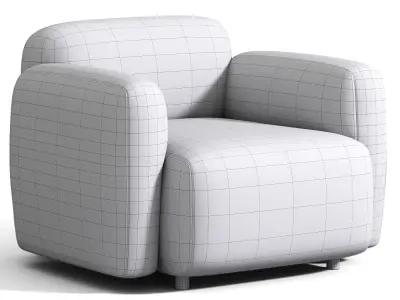 Canape Et Fauteuil Swell Jonas Wagell Armchair 3D model