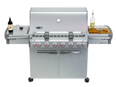 Weber Summit S-670 GBS gas grill 3D model