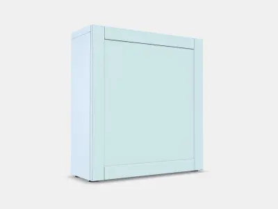 BESTA Shelf unit with door 1 Low-poly 3D model