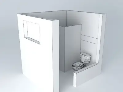 Bathroom interior Free 3D model