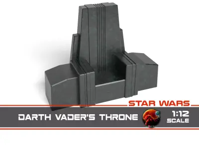 Darth Vaders Throne 1-12 scale 3D print model