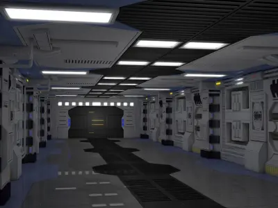 Sci Fi Corridor  3D model