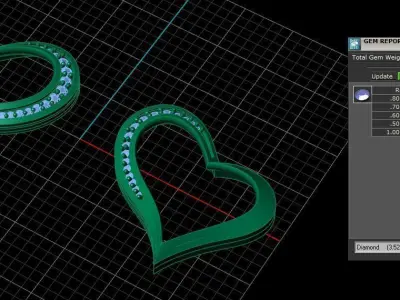 Earring 004 Free 3D print model