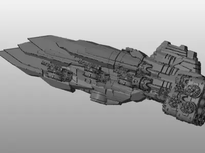 SKY RELICS - 24 Long Sword 3D print model