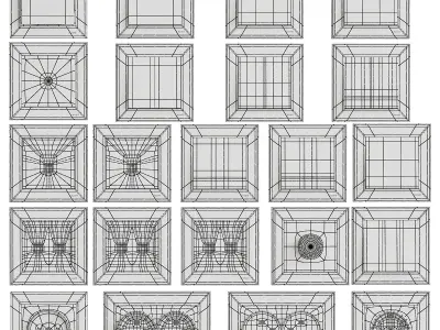  Lezard Rain sockets and switches 3D model
