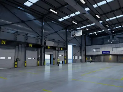 Big Warehouse 3D model