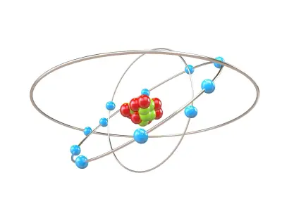 Sodium Chemical Element v2 002 Low-poly 3D model