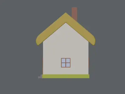 Simple House 3D model