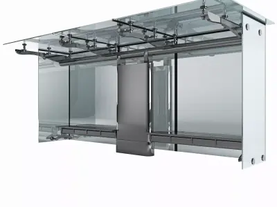 Bus Station 3D model