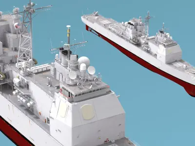  US Navy Guided Missile Cruiser Philippine Sea CG-58 