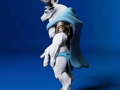 The King Deer 3D Print Model 3D print model