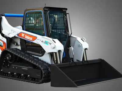 T7X All Electric Compact Track Loader - Bucket 3D model
