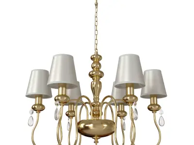 Hanging chandelier Meki 4723-6 3D model