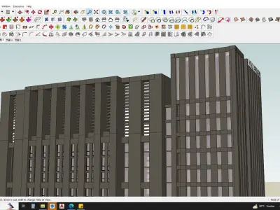 2 Apartment 3d sketchup models 3D model