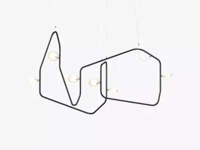 Palindrome 6 Chandelier 3D model