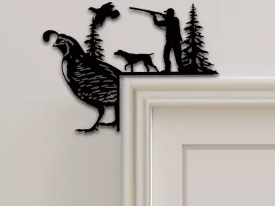 Hunter Door Corner Decor 3D print model