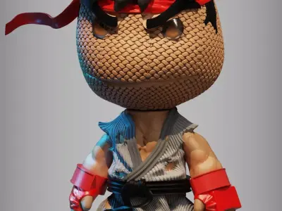 Ryu - Street Figther 3D print model