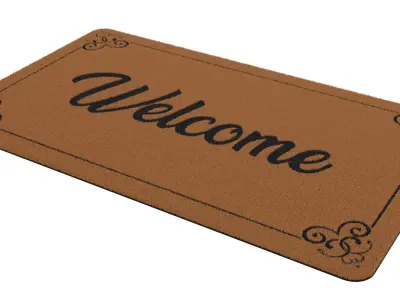 Door Mat 3D model