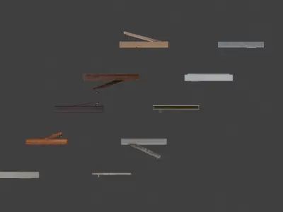Doors asset pack  3D model