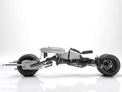 Batpod The Dark Knight 3D model