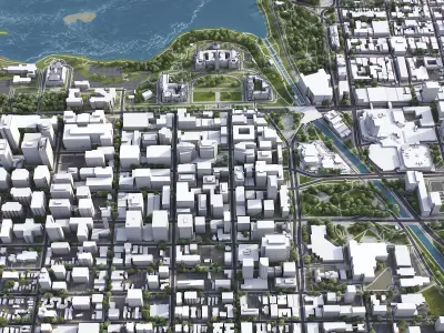 Ottawa Low-poly 3D model