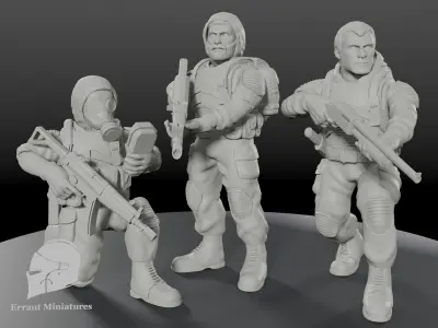 Zone Veterans 3D print model