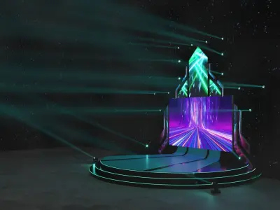 Stage Event 3D 3D model