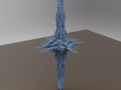 Space Station science facility exterior extended 3D model