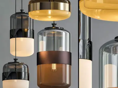 Lampada a sospensione FUTURA 3D model