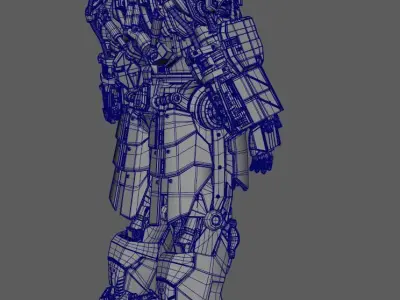 Whiplash 3d model 3D model