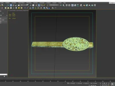 Furniture Door Handle Knob 3d model3 3D model
