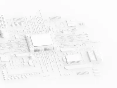 MICROPROCESSOR 3D model