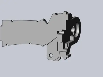 RWBY Ilia Whipsword Printable LED Illuminated Model 3D print model