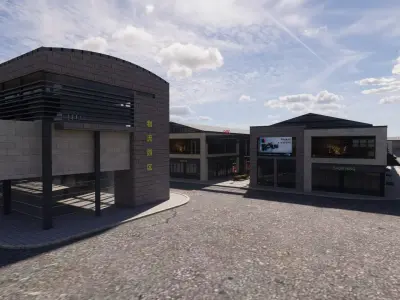 Industrial Scene -A28 3D model