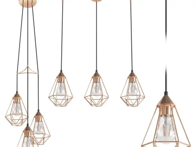 Byron grid lamp 3D model